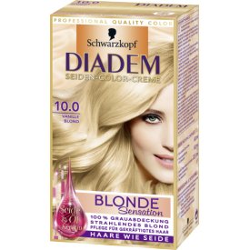 Diadem Dauerhafte Haarfarbe Seiden-Color Creme Blond Sensation 10.0 vanille