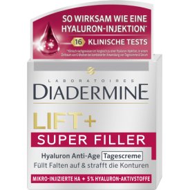 Diadermine  Tagescreme Lift +  Super Filler Hyaluron Anti Age