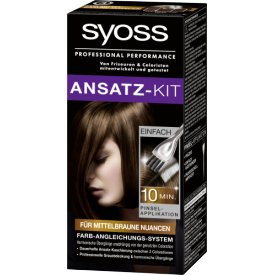 Schwarzkopf Syoss Ansatz-Set für mittelbraune Nuancen