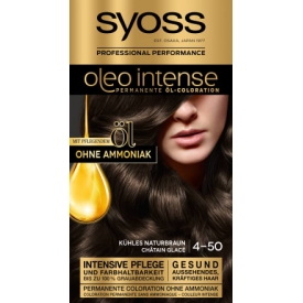 Syoss Oleo Intense Haarfarbe kühles Naturbraun 4-50, 1 Stk