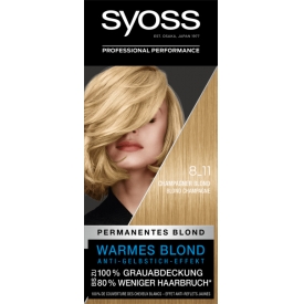 Syoss Haarfarbe Professional Performance Champagner Blond 8_11