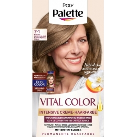 Poly Palette VITAL COLOR Creme Haarfarbe Kühles Dunkelblond 7-1