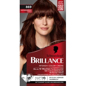 Schwarzkopf Brillance Haarfarbe 869 Kastanienbraun
