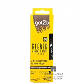 Got2b 2in1 Stylinggel Brows & Edges Tinted Dunkelbraun bis Schwarz