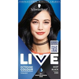 Schwarzkopf LIVE Haarfabe Coloration Deep Black L99