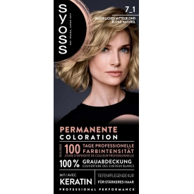 Syoss Haarfarbe 7.1 natürliches Mittelblond