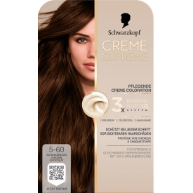 Schwarzkopf CREME SUPREME Haarfarbe 5-60 Schokobraun