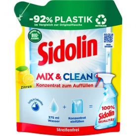 Sidolin Fenster-Reiniger Konzentrat zum Auffüllen Zitrus