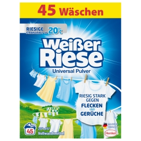 Weißer Riese Weißer Riese Vollwaschmittel Universal Pulver  45WL