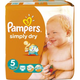 Pampers  Simply Dry Gr. 5 Junior