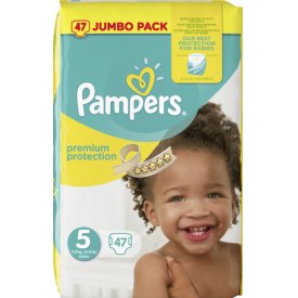Pampers Premium protection Größe 5 Junior 11-23 kg Jumbo Pack