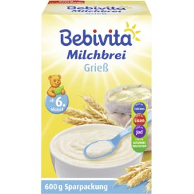 Bebivita Milchbrei Grieß   Sparpackung ab dem 6. Monat