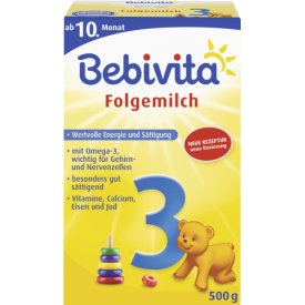 Bebivita Folgemilch 3 Milchnahrung ab dem 10. Monat