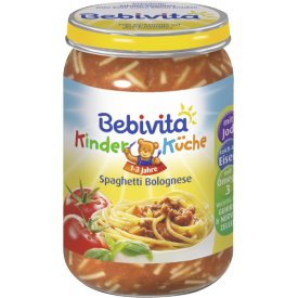 Bebivita Kinderküche Spaghetti Bolognese 1-3 Jahre