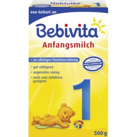 Bebivita 1 Anfangsmilch von Geburt an