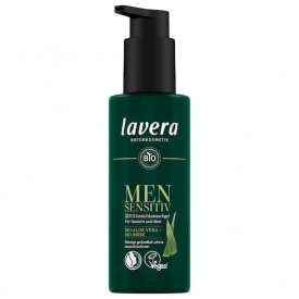 Lavera Men Sensitive 2-in-1 Gesichtsreinigungsgel für Männerhaut Beruhigend mit Bio-A