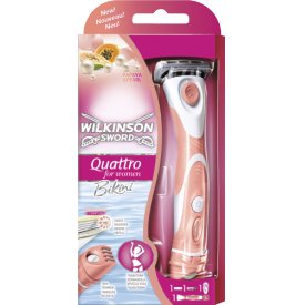 Wilkinson Sword Quattro for women  Bikini Batterierasierer