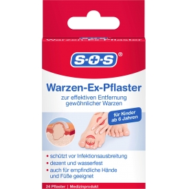 SOS Warzen Entferner Pflaster, Warzen-Ex