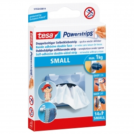 Tesa Klebestreifen Powerstrips Small 14 Stück