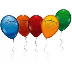 STYLEX Luftballons Herzlichen Glückwunsch 6er Beutel