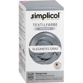 Simplicol Intensiv Textilfarbe Elegantes-Grau