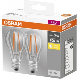 Osram LED BASE E27 7W 806lm warm white