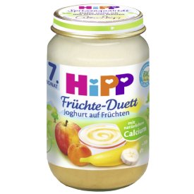 Hipp Früchte - Duett Joghurt auf Früchten Babynahrung ab 10. Monat