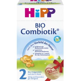 Hipp Bio Combiotik 2 Bio Folgemilch Milchnahrung nach dem 6. Monat