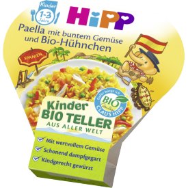 Hipp Kinder Bio Teller Paella & Huhn 1-3 Jahre