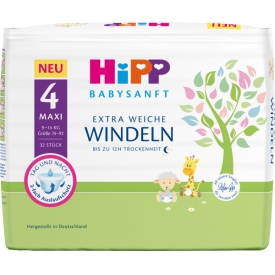 Hipp Babysanft Windeln Gr. 4 Maxi , 9-14 kg