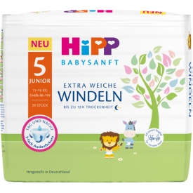Hipp Babysanft Windeln Gr. 5 Junior, 11-16 kg