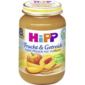 Hipp Bio Apfel-Pfirsich mit Vollkorn