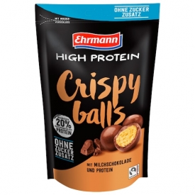 Ehrmann  High Protein Crispy Balls Milchschokolade