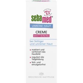 Sebamed Gesichtscreme unreine Haut mattierend