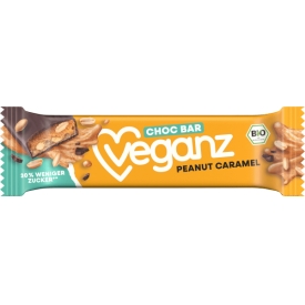 veganz Schokoriegel, Choc Bar Peanut Caramel