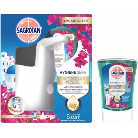 Sagrotan No-Touch Automatischer Seifenspender Starterset Floral Coast 250ml