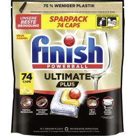 Finish Ultimate Plus Sparpack Spülmaschinentabs Citrus 74 Caps
