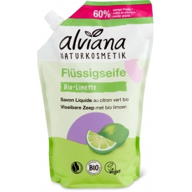 Alviana Seife Nachfüllbeutel Bio-Limette