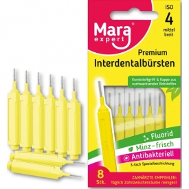 Mara Expert Premium Interdentalbürsten ISO 4 mittel breit