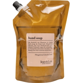Jean&Len Flüssigseife Pfingstrose & Litschi, Nachfüllpack