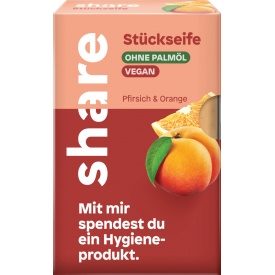 share Seifenstück Pfirsich & Orange