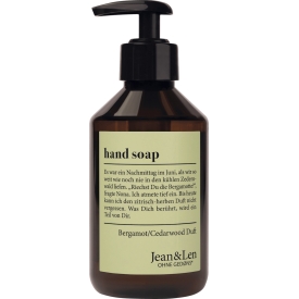 Jean&Len Flüssigseife bergamot & cedarwood