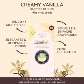 Ruum Auto Lufterfrischer Clip Creamy Vanilla 4ml