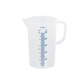 Messbecher 0,5 l transparent