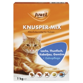 Juwel Katzenfutter Knusper-Mix  mit Fisch
