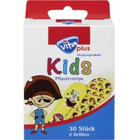 vita plus Pflasterstrips Kids in 2 Größen  vita plus Pflasterstrips Kids in 2 Größen
