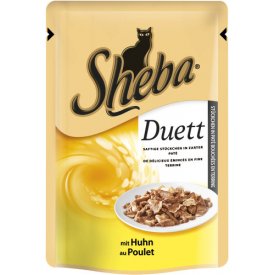 Sheba Katzenfutter Duett mit Huhn