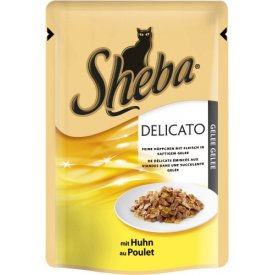 Sheba Katzenfutter Delicato in Gelee mit Huhn