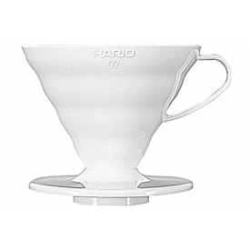 Hario Kaffeefilter Gr.02 V60 Porzellan weiß mit Maßlöffel