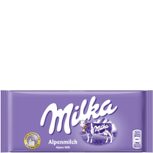 Milka Alpenmilch Schokolade Milka Alpenmilch Schokolade